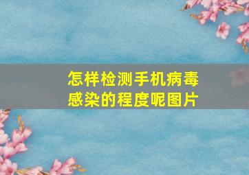 怎样检测手机病毒感染的程度呢图片