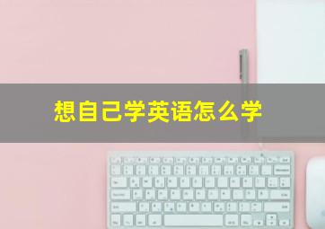 想自己学英语怎么学