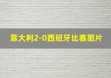 意大利2-0西班牙比赛图片