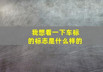 我想看一下车标的标志是什么样的