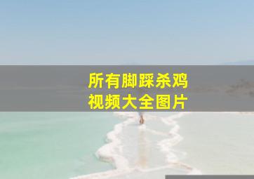 所有脚踩杀鸡视频大全图片