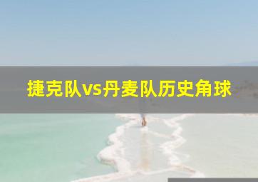 捷克队vs丹麦队历史角球