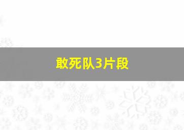 敢死队3片段