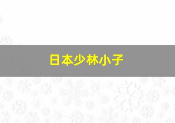 日本少林小子