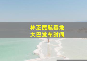 林芝民航基地大巴发车时间