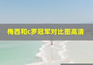 梅西和c罗冠军对比图高清