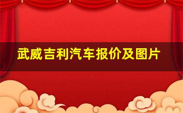 武威吉利汽车报价及图片