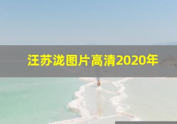 汪苏泷图片高清2020年