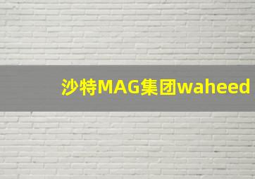 沙特MAG集团waheed