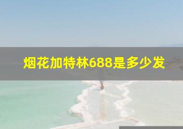 烟花加特林688是多少发