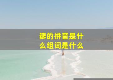 瓣的拼音是什么组词是什么