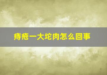 痔疮一大坨肉怎么回事