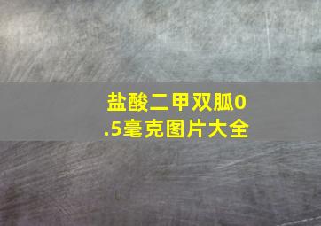 盐酸二甲双胍0.5毫克图片大全