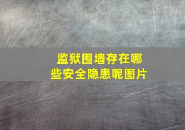 监狱围墙存在哪些安全隐患呢图片