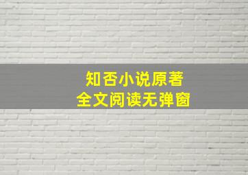 知否小说原著全文阅读无弹窗