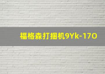 福格森打捆机9Yk-17O