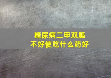 糖尿病二甲双胍不好使吃什么药好