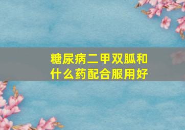 糖尿病二甲双胍和什么药配合服用好