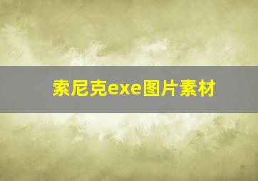 索尼克exe图片素材