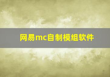 网易mc自制模组软件