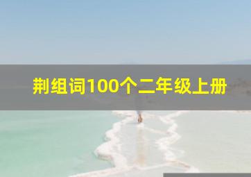 荆组词100个二年级上册