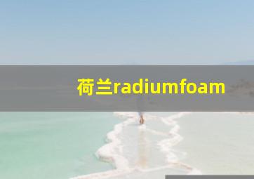 荷兰radiumfoam