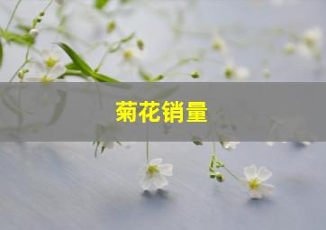 菊花销量