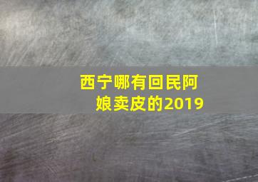 西宁哪有回民阿娘卖皮的2019