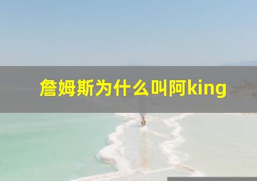 詹姆斯为什么叫阿king