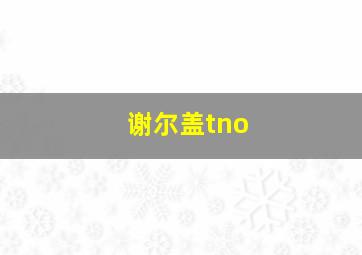 谢尔盖tno