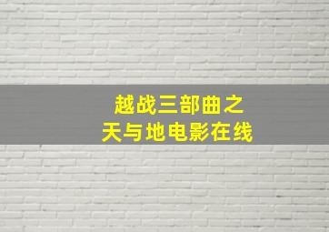 越战三部曲之天与地电影在线