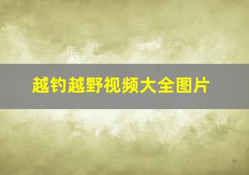 越钓越野视频大全图片