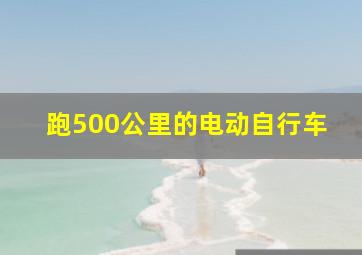 跑500公里的电动自行车