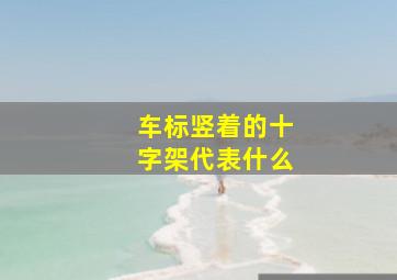 车标竖着的十字架代表什么