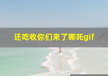 还吃收你们来了哪吒gif