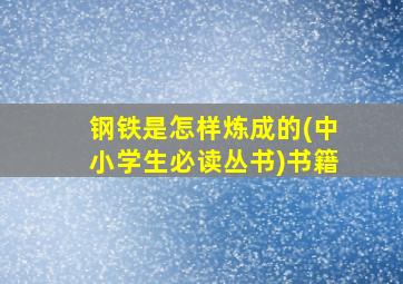 钢铁是怎样炼成的(中小学生必读丛书)书籍