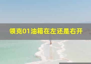 领克01油箱在左还是右开