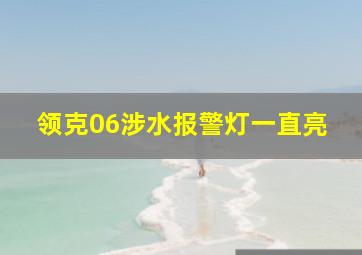 领克06涉水报警灯一直亮