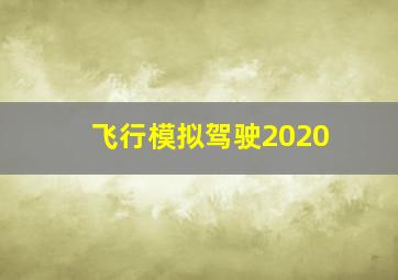 飞行模拟驾驶2020