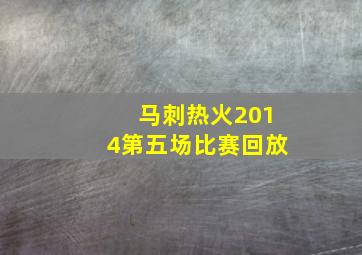 马刺热火2014第五场比赛回放