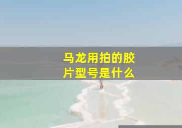 马龙用拍的胶片型号是什么